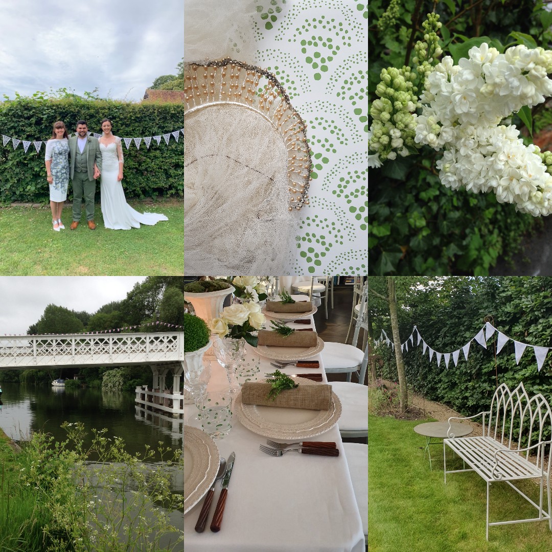 Wedding collage by Charis White.com for Rachel Head Humanist Wedding Celebrant website